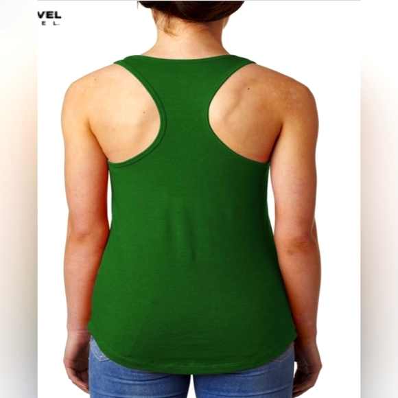 Next Level Apparel Kelly Green Next Level Racerback - Picture 8 of 12